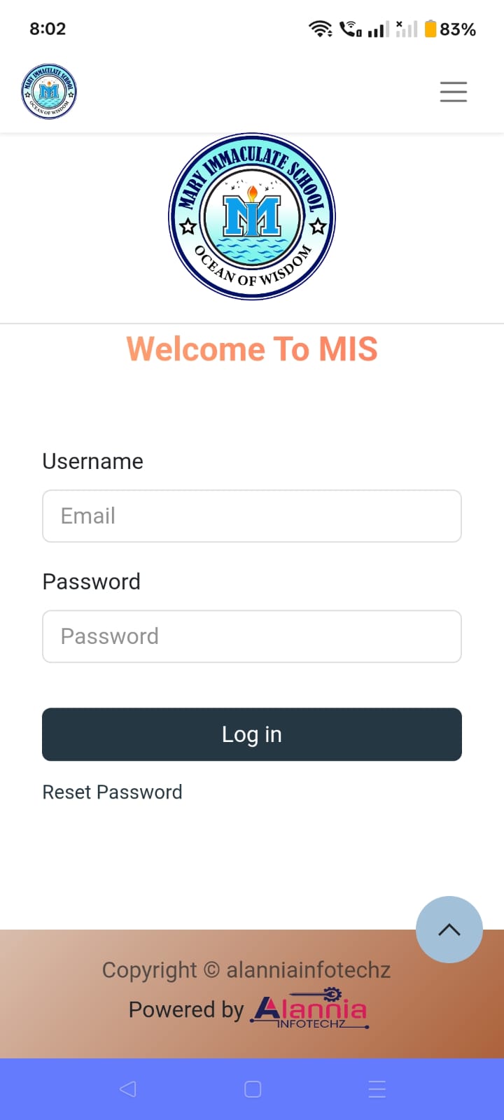 Login Screen